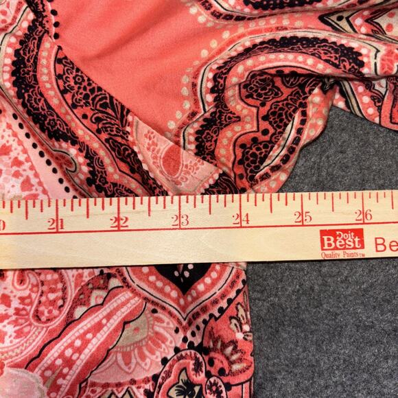 Jones‎ New York Signature 2x Pink Paisley Button Down Cotton L/S Cottagecore - Picture 5 of 9